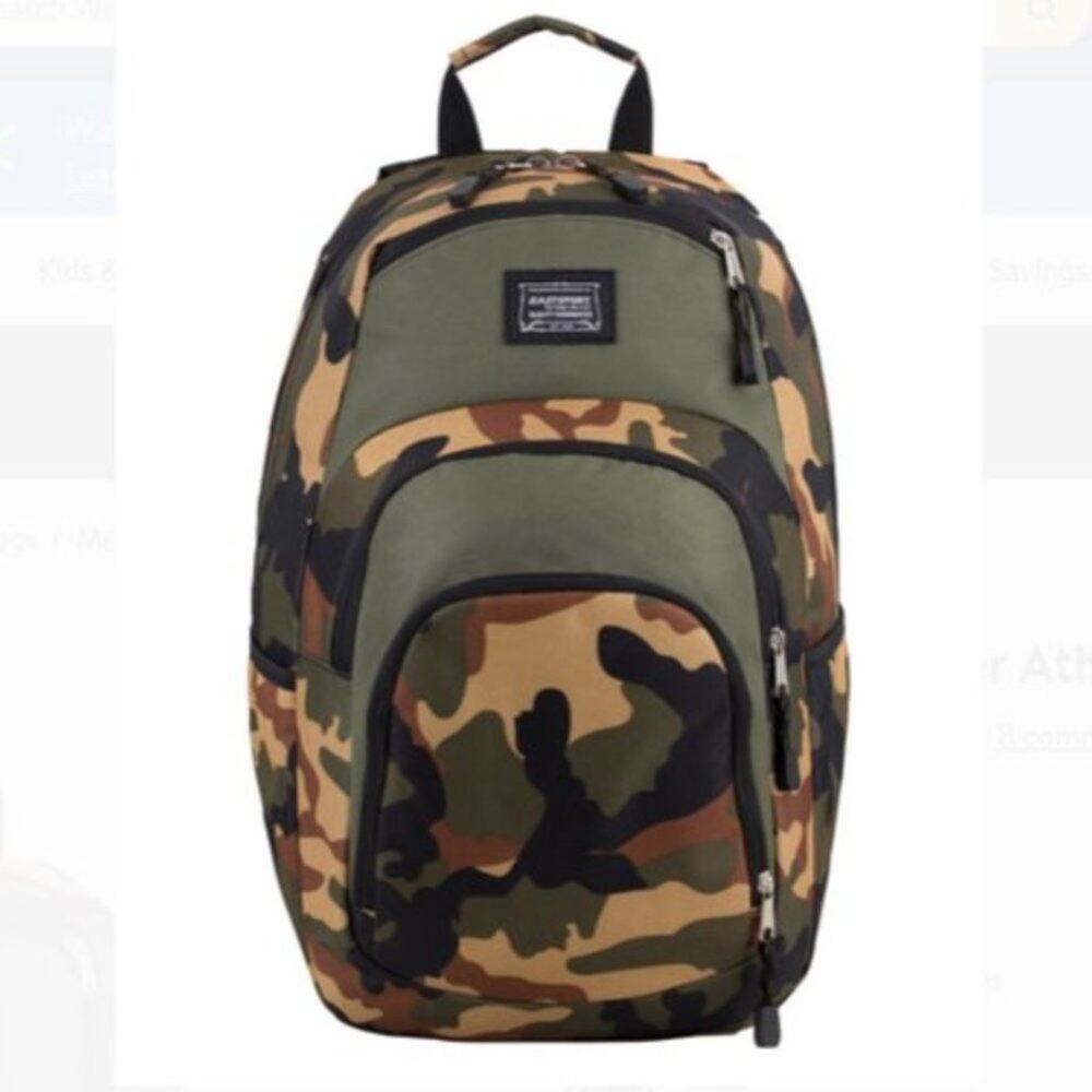 Eastsport Sport Tier Army Green Camo Backpack NWT